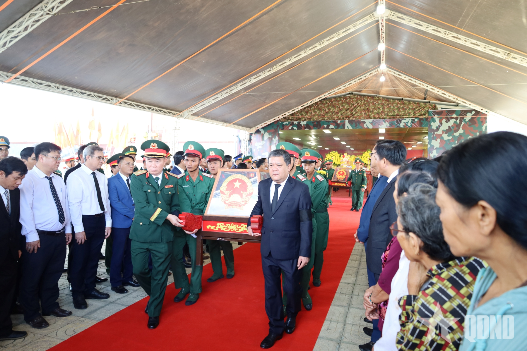Khánh Hòa truy điệu, an táng 25 hài cốt liệt sĩ